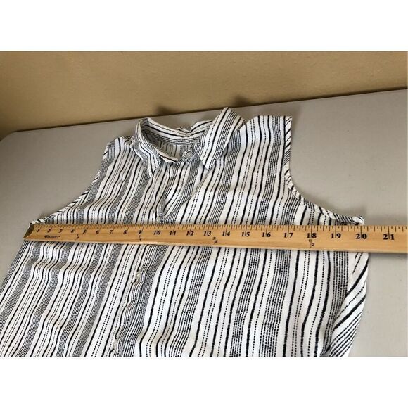 Girl Krazy Women Tops Button Down Shirts Multi Rayon SZ L - Picture 9 of 11